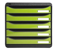Exacompta Desktop Drawers Big-Box PS Black, Green A4 PS Black, Green 27.8 x 34.7 x 27.1 cm