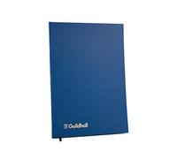 Exacompta - Ref 31/2-10Z - Guildhall - Account Book, 298 x 203mm, 2 Debit and 10 Credit Columns, 80 Pages of 95gsm Ledger Quality Paper, Hardback Blue Vinyl Cover, Traditionally Sewn