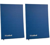 Exacompta - Ref 32/9Z - Guildhall - Account Book, 298 x 203mm, 9 Debit Columns, 160 Pages of 95gsm Ledger Quality Paper, Hardback Blue Vinyl Cover, Traditionally Sewn (Pack of 2)
