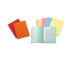 Exacompta - Ref 332006E - Box of 5 Packs of 50 Rigid folders with 2 Flaps Super 210 g/m² - Pastel Colours - PEFC™ Certified folders - Size 24 x 32 cm for A4 Size documents - Light Blue