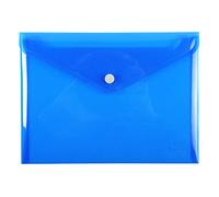 Exacompta - Ref. 34440E - 1 Pocket with snap Button Closure with Flap - Made of Smooth Polypropylene Thickness 2/10 - Dimensions: 23 x 17 cm - Format to File A5-6 Random Colours
