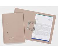 Exacompta - Ref 346-BUFZ - Guildhall - Document Spiral Files, 285gsm Medium Weight Spring Manilla, 355x250mm, Metal Spring Mechanism, Blue Angel Certified - Buff, Pack of 25