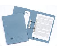 Exacompta - Ref 347-Bluz - Guildhall - Pocket Spiral File, 285Gsm Premium Heavyweight Sprint Manilla, 355 X 250mm, Right Hand