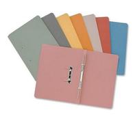 Exacompta Pocket Spiral File Guildhall 348-BUFZ, 315gsm, A4/Foolscap, Left Pocket, Buff Pack 50