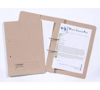Exacompta - Ref 349-Bufz - Guildhall - Pocket Spiral File, 315Gsm Heavyweight Manilla, Holds A4 & Foolscap Documents, Left Hand