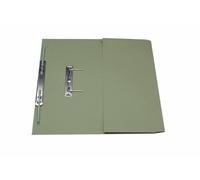 Exacompta - Ref 349-GRNZ - Guildhall - Pocket Spiral File, 315gsm Heavyweight Manilla, Holds A4 & Foolscap Documents, Left Hand Pocket, Blue Angel Certified - Green, Pack of 25