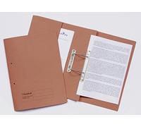 Exacompta - Ref 349-ORGZ - Guildhall - Pocket Spiral File, 315gsm Heavyweight Manilla, Holds A4 & Foolscap Documents, Left Hand Pocket, Blue Angel Certified - Orange, Pack of 25