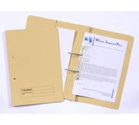 Exacompta Guildhall Transfer Spring File 349-YLWZ - 315gsm Inside Pocket, Yellow, Pack of 25