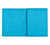 Exacompta - Ref 35122E - Box of 80 Notebook Covers 24 x 32 cm Made of Real High Gloss Card with Labelling Area - Ideal for School, College, Universities - Turquoise