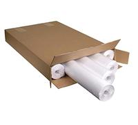 Exacompta - Ref. 36651E - Set of 5 paper refills for flip charts - superior white offset paper 70 g/m2 - 50 plain microperforated sheets - format 65 x 100 cm - FSC certified