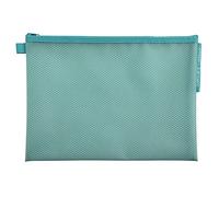 Exacompta - Ref. 37150E - EVA pouch with zipper - in flexible and resistant material - for storing supplies, beauty accessories - Chromaline pastel - A4 - 3 random colours