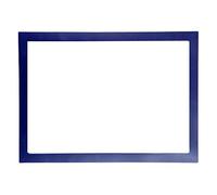 Exacompta - Ref 39202E - Magnetic Wall Display Pocket - Suitable for A4 Documents, 3 Magnetic Sides & 1 Open Side for Insertion, Ideal for Notes & Posters - Blue