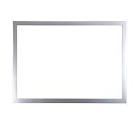 Exacompta - Ref 39300E - Magnetic Wall Display Pocket - Suitable for A3 Documents, 3 Magnetic Sides & 1 Open Side for Insertion, Ideal for Notes & Posters - Silver