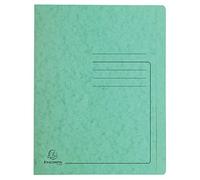 Exacompta Flat File 39993E A4 Mottled Pressboard 27.2 (W) x 0.2 (D) x 31.8 (H) cm Green Pack of 25