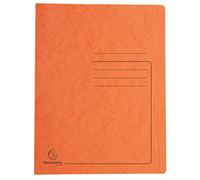 Exacompta Flat File 39994E A4 Mottled Pressboard 27.2 (W) x 0.2 (D) x 31.8 (H) cm Orange Pack of 25