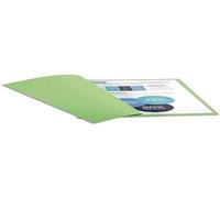 Exacompta - Ref 410004E - Forever Collection - Recycled Square Cut Folder - A4 (210 x 297mm), 220gsm Recycled Board, Blue Angel Certified - Pale Green (Pack of 100)