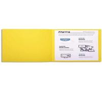 Exacompta - Ref 410005E - Forever Collection - Recycled Square Cut Folder - A4 (210 x 297mm), 220gsm Recycled Board, Blue Angel Certified - Canary (Pack of 100)