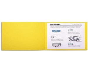 Exacompta - Ref 410005E - Forever Collection - Recycled Square Cut Folder - A4 (210 x 297mm), 220gsm Recycled Board, Blue Angel Certified - Canary (Pack of 100)