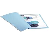 Exacompta - Ref 410006E - Forever Collection - Recycled Square Cut Folder - A4 (210 x 297mm), 220gsm Recycled Board, Blue Angel Certified - Light Blue (Pack of 100)