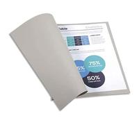 Exacompta - Ref 410009E - Forever Collection - Recycled Square Cut Folder - A4 (210 x 297mm), 220gsm Recycled Board, Blue Angel Certified - Grey (Pack of 100)
