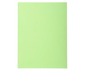 Exacompta - Ref 410013E - Forever Collection - Recycled Square Cut Folder - A4 (210 x 297mm), 220gsm Recycled Board, Blue Angel Certified - Bright Green (Pack of 100)