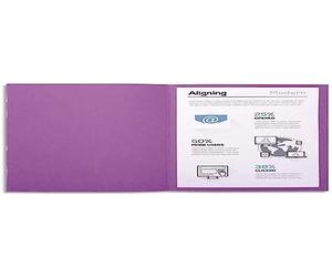 Exacompta - Ref 410016E - Forever Collection - Recycled Square Cut Folder - A4 (210 x 297mm), 220gsm Recycled Board, Blue Angel Certified - Purple (Pack of 100)