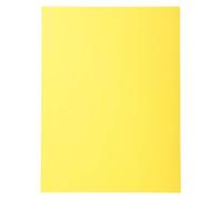 Exacompta - Ref 420005E - Forever Collection - Recycled Square Cut Folder - A4 (210 x 297mm), 170gsm Recycled Board, Blue Angel Certified - Yellow (Pack of 100)