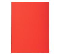 Exacompta - Ref 420012E - Forever Collection - Recycled Square Cut Folder - A4 (210 x 297mm), 170gsm Recycled Board, Blue Angel Certified - Red (Pack of 100)
