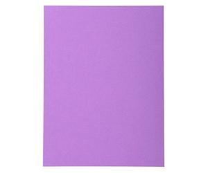 Exacompta - Ref 420016E - Forever Collection - Recycled Square Cut Folder - A4 (210 x 297mm), 170gsm Recycled Board, Blue Angel Certified - Purple (Pack of 100)