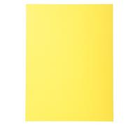 Exacompta - Ref 420205E - Forever Collection - Recycled Square Cut Folder - 240 x 320mm, 170gsm Recycled Board, Blue Angel Certified - Yellow (Pack of 50)