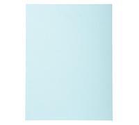 Exacompta - Ref 420206E - Forever Collection - Recycled Square Cut Folder - 240 x 320mm, 170gsm Recycled Board, Blue Angel Certified - Light Blue (Pack of 50)