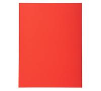 Exacompta - Ref 420212E - Box of 10 Packs of 50 Forever semi-Rigid folders 170g/m2-100% Recycled and Certified Blue Angel - Size 24 x 32 cm for A4 Size - Colour red