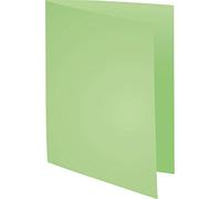 Exacompta - Ref 421004E - Forever Square Cut Folder with Decal Edge - 240 x 320mm in Size, Suitable for Storing A4 Documents, Made from 170gsm Recycled Board - Green (Pack of 100)
