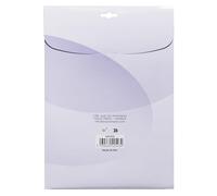 Exacompta - Ref 42543E - Pack of 25 Translucent PVC 20/100th Smooth Crystal Clear Covers - for Binding and Presenting A4 Size folders