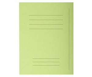 Exacompta - Ref 435013E - Forever Printed Square Cut Folder - 240 x 320mm in Size, Suitable for Storing A4 Documents, Made from 220gsm Recycled Card - Green (Pack of 50)