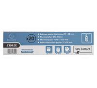Exacompta Safe Contact Credit Card Receipt Roll 57mmx30mmx9m (Pack of 20) 43942E