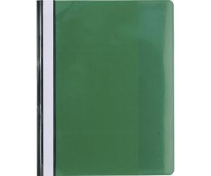 Exacompta - Ref 439915B - PVC Transfer File - Suitable for Holding A4+ Documents, Transparent PVC Cover to Identify Contents, Holds Approx. 100 Sheets - Green