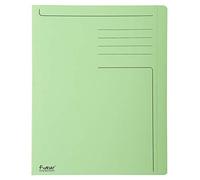 Exacompta - Ref 441013E - Forever Pre-Printed Square Cut Folder - A4 in Size, Suitable for Storing A4 Documents, Made from 280gsm Recycled Card - Light Green (Pack of 100)