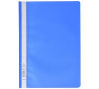 Exacompta - Ref 449206B_PAQ - PP Transfer File - Suitable For Use With A4 Documents, Premium PVC, Clear Front Cover, Holds Approx. 100 Sheets - Light Blue (Pack of 25)