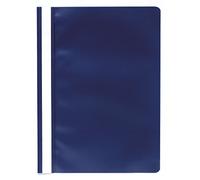 Exacompta - Ref 449207B_PAQ - PP Transfer File - Suitable For Use With A4 Documents, Premium PVC, Clear Front Cover, Holds Approx. 100 Sheets - Blue (Pack of 25)