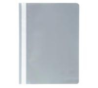 Exacompta - Ref 449210B_PAQ - PP Transfer File - Suitable For Use With A4 Documents, Premium PVC, Clear Front Cover, Holds Approx. 100 Sheets - Grey (Pack of 25)