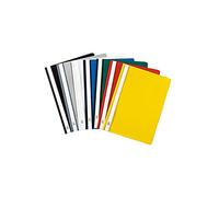 Exacompta - Ref 449225B - PP Transfer File - Suitable For Use With A4 Documents, Premium PVC, Clear Front Cover, Holds Approx. 100 Sheets - Assorted Colours (Pack of 1)