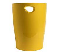 Exacompta - Ref. 45302D - 1 waste paper basket with ECOBIN BeeBlue handles in PP - large capacity 15 liters - dimensions 26.3 x 26.3 x 33.5 cm - for office or home - 4 random colors