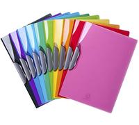 Exacompta - Ref 45670E - Iderama Collection - Semi-Rigid PP Presentation Clip Folder - Suitable for A4 Documents, 0.5mm Polypropylene - Assorted Colours (Pack of 20)