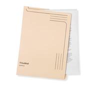 Exacompta - Ref 4609Z - Guildhall - Slip file Pack of 50, 315 x 230mm, 230gsm Filing Board, Top & Side Openings, Printed Space for Titles, Holds Approx. 50 Sheets of A4 Paper - Cream