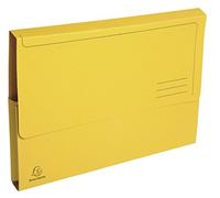 Exacompta - Ref 47679E - Forever Collection - Document Wallets (Pack of 50) - 240 x 320mm in Size, Suitable for A4 Documents, 290gsm Premium Pressboard - Yellow