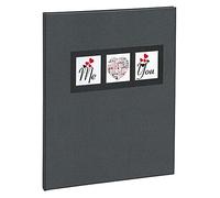 Exacompta - Ref. 47681E - ME & YOU guest book - 100 plain white gold-edged pages - size 27 x 22 cm - matt film cover - decorative and trendy ME & YOU motif - packed in a crystal box