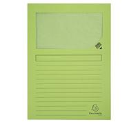 Exacompta Forever Window Folder 16 Packs of 25, Light Green