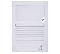 Exacompta Forever Window Folder White 16 Packs of 25, White