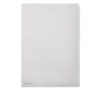 Exacompta - Ref 50850E - Box of 500 Transparent tracing Paper Corner Pockets - L-Shaped Opening on The top and Right Side - Dimensions 22x31 cm - A4 File Format - Transparent White